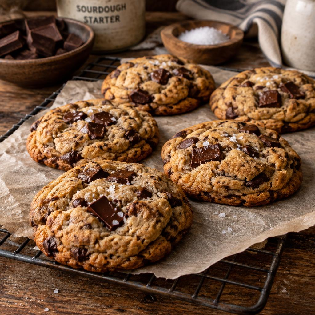 Sourdough Chocolate Chip Cookies (6-pack)